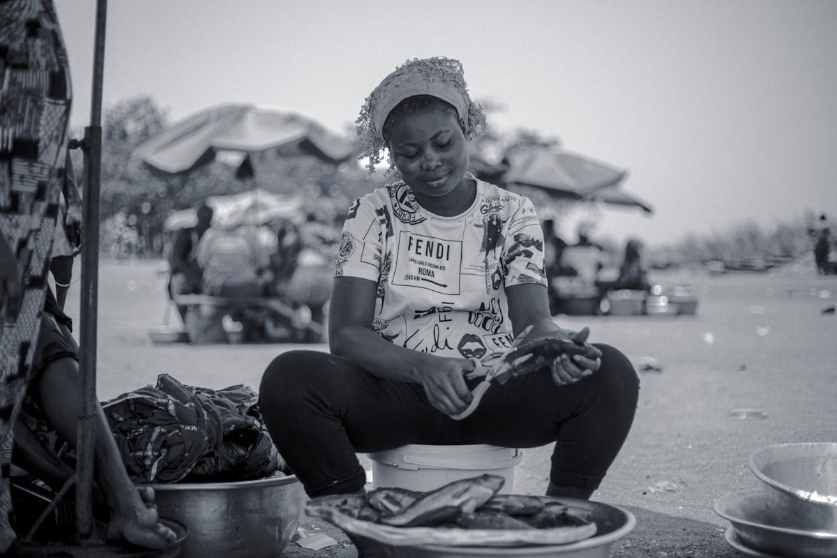 Ghanaian market